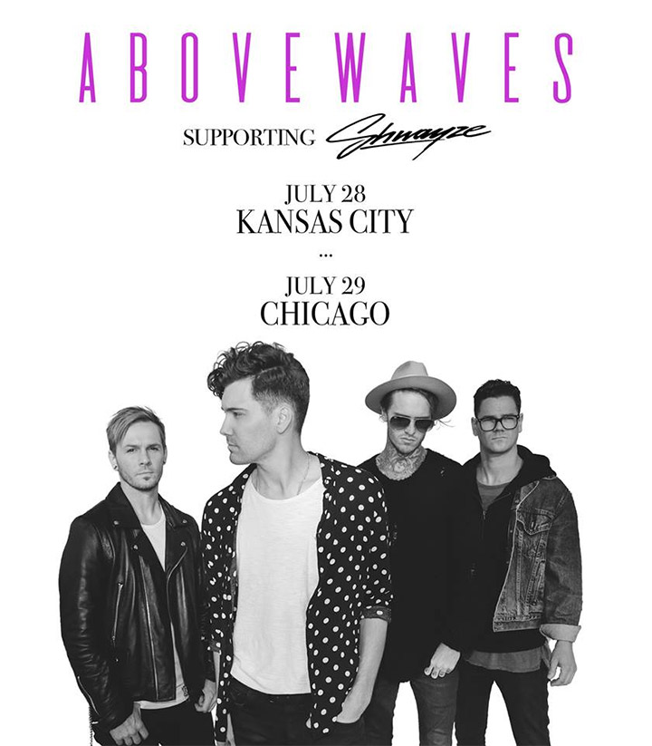 Above Waves supporting Shwayze