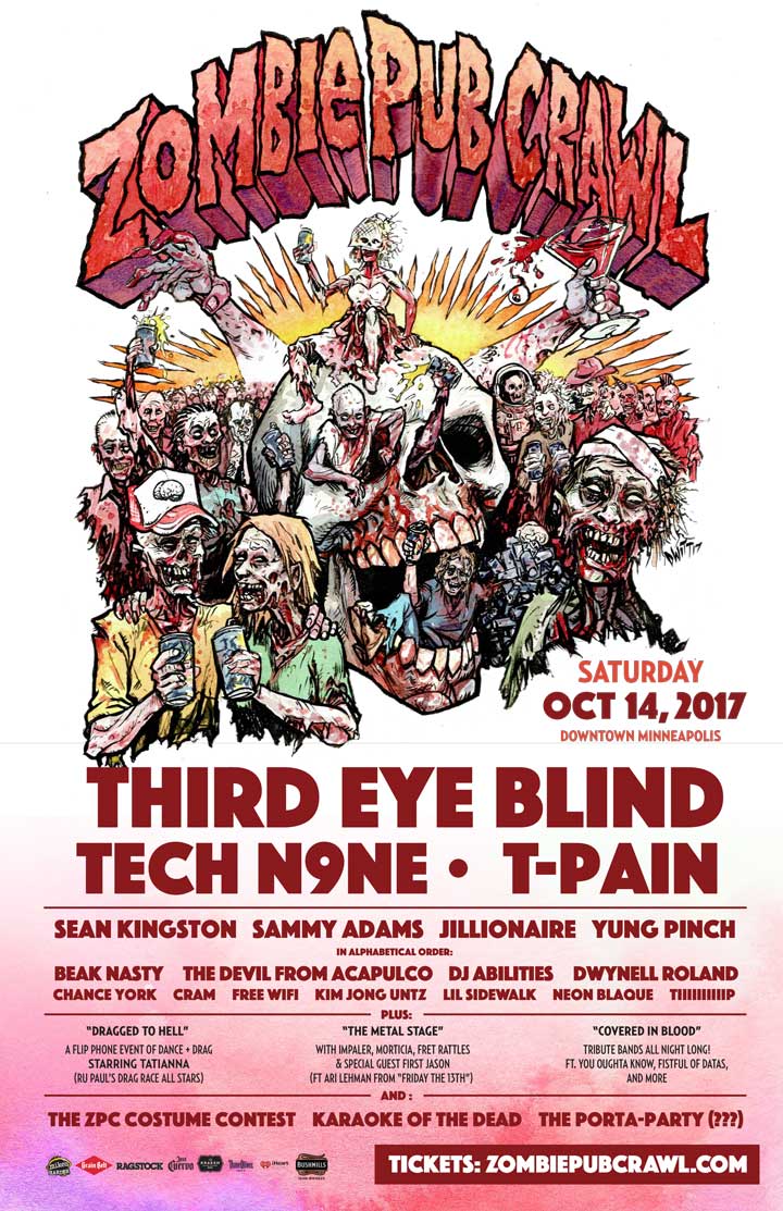 Zombie Pub Crawl W/ Tech N9ne