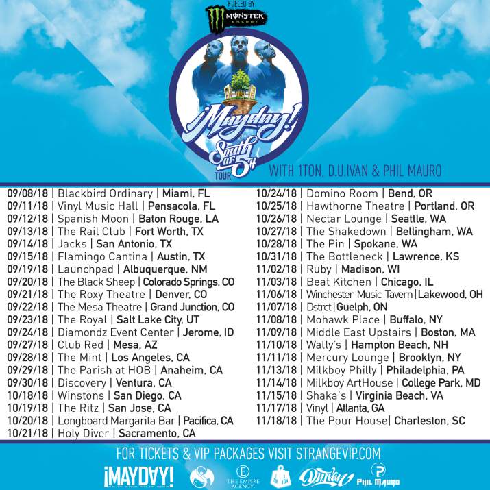 ¡MAYDAY! South of 5th Tour