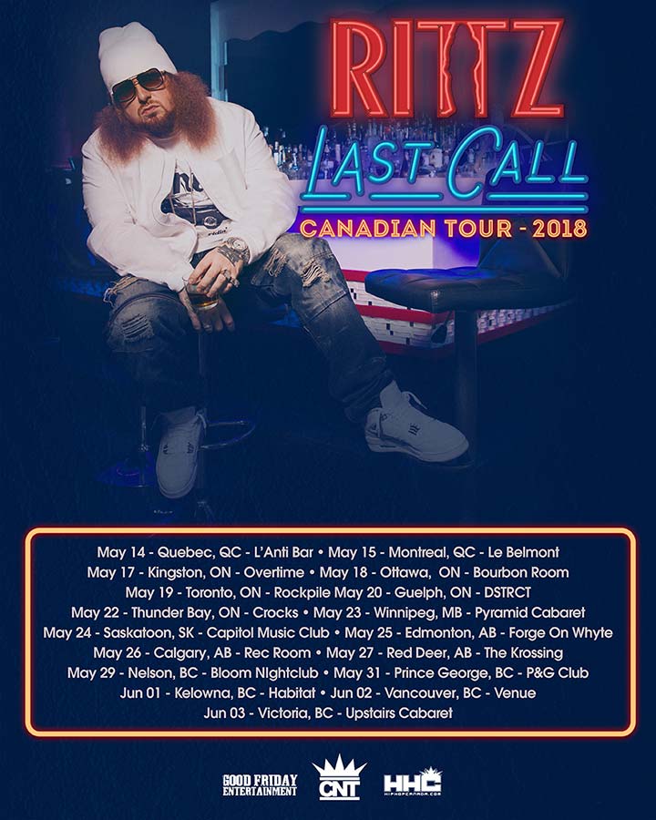 RITTZ - Last Call Canadian Tour 2018