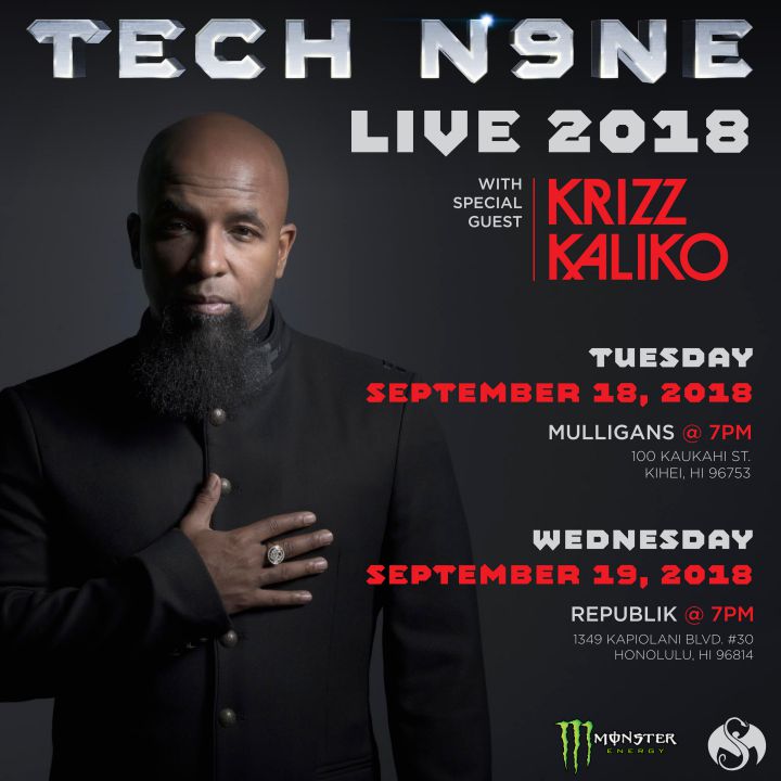 Tech N9ne - Hawaii 2018