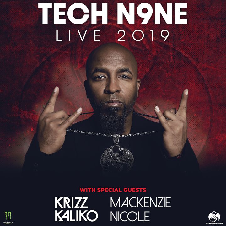 Tech N9ne At The Voodoo W/ Krizz Kaliko and Mackenzie Nicole 