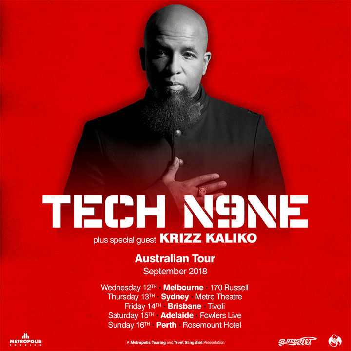 Tech N9ne - Australia Tour 2018