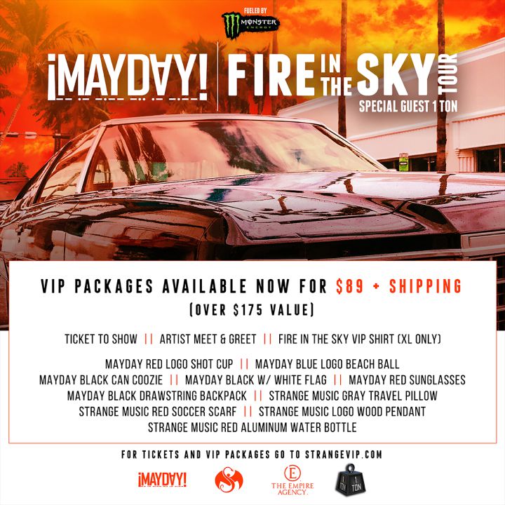 ¡MAYDAY! Fire In The Sky Tour