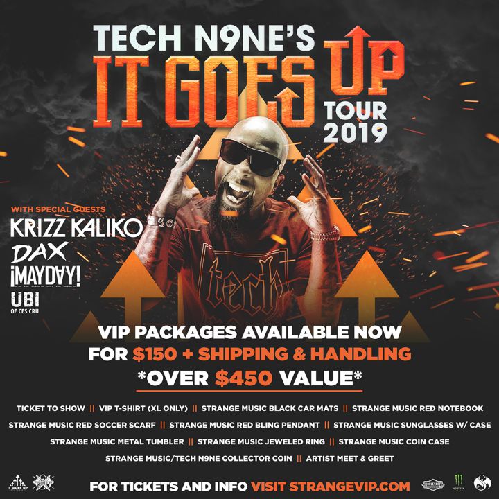 Tech N9ne's It Goes Up Tour 2019