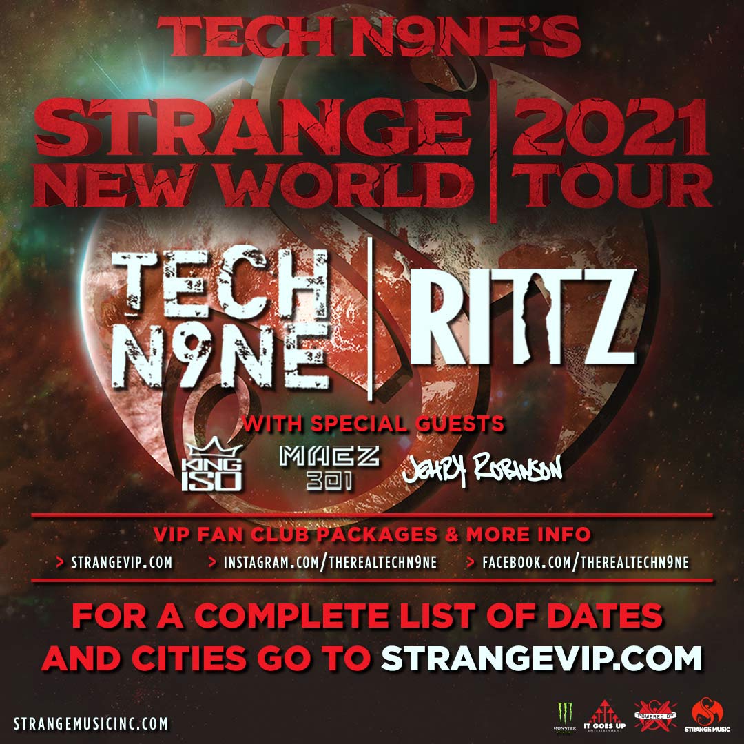 Tech N9ne's Strange New World Tour 2021