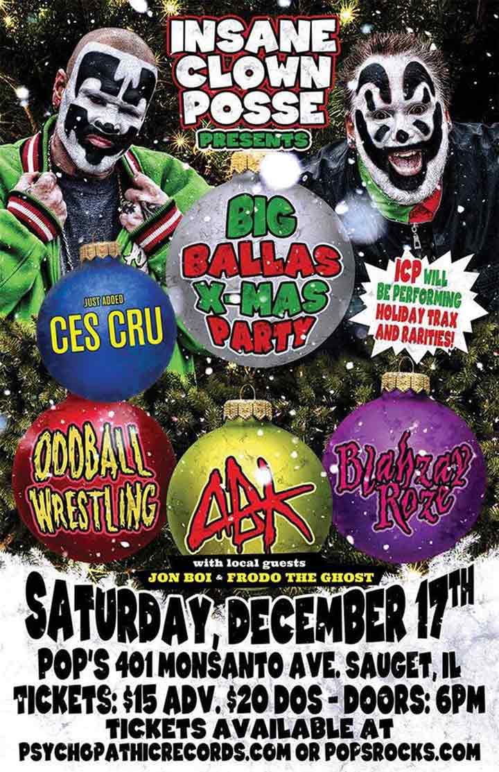 Ces Cru at ICP's Big Ballas X-Mas Party