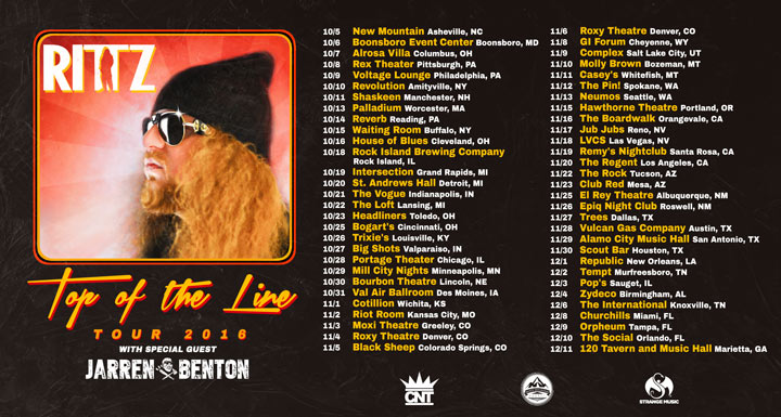Rittz Top of the Line Tour 2016 w/Jarren Benton