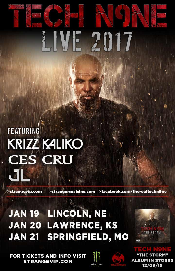 Tech N9ne Live 2017!