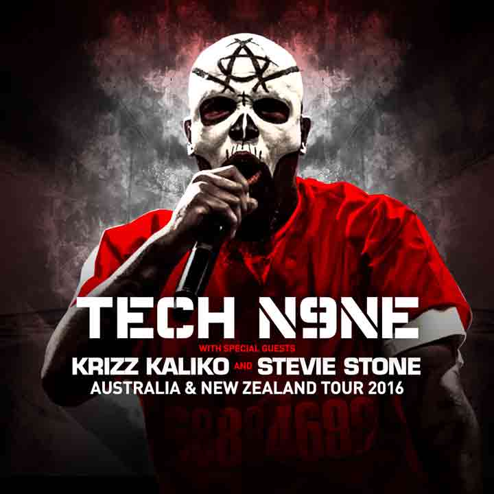 Australia & New Zealand - Tech N9ne w/Krizz Kaliko & Stevie Stone 