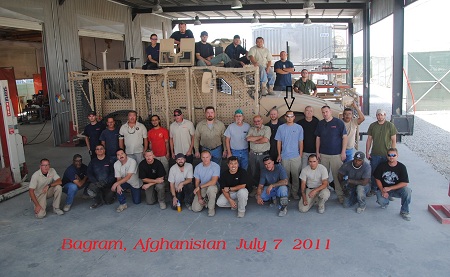 Joseph Rochon And Co-Workers In Afghanistan