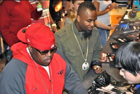 Tech N9ne And Krizz Kaliko at Fast Fridays At KC Trends