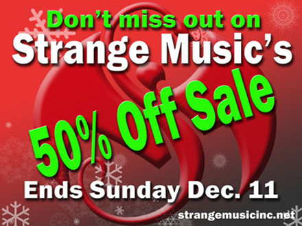 Strange Music Holiday Sale SM Blog