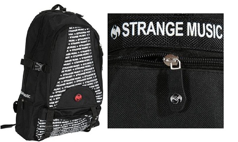 Strange Music Black Backpack