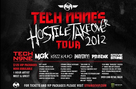 Tech N9ne's 'Hostile Takeover 2012" Tour VIP