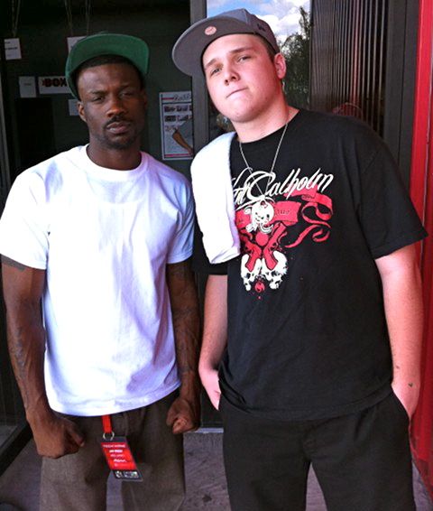 Jay Rock And Fan TJ Rackley