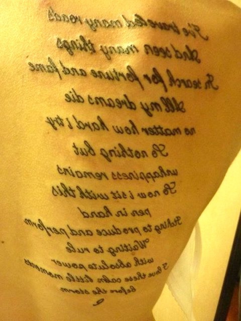 tech n9ne lyric tattoos