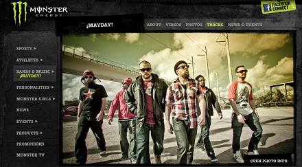 ¡MAYDAY! Featured On MonsterEnergy.com