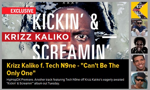 Krizz Kaliko "Can't Be The Only One" On HipHopDX