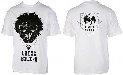 Krizz Kaliko - White T-Shirt Afro Disiac