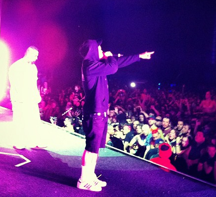 Bernz And Tech N9ne Performing The Noose Live