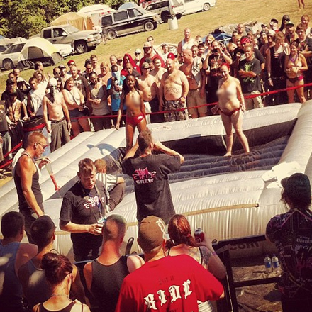 Oil Wrestling At The Gathering