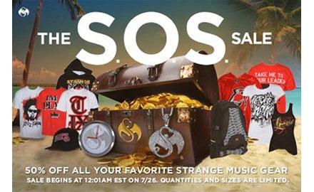 Strange Music SOS Sale Ends 8/12