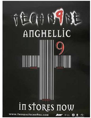 Tech N9ne - Autographed Anghellic Cross Poster 18 x 24 
