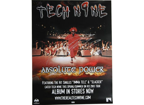 Tech N9ne Absolute Power Slacker Poster