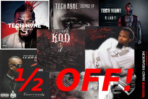 Tech N9ne Albums And EPs Half Off