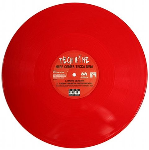 Tech N9ne - Here Comes Tecca Nina Clear Red Vinyl Single