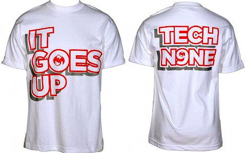 Tech N9ne - White It Goes Up T-Shirt