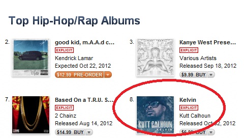 Kutt Calhoun "Kelvin" EP Climbs The iTunes Charts