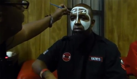 Tech N9ne Gets Painted Up By P.S. I'm Dope