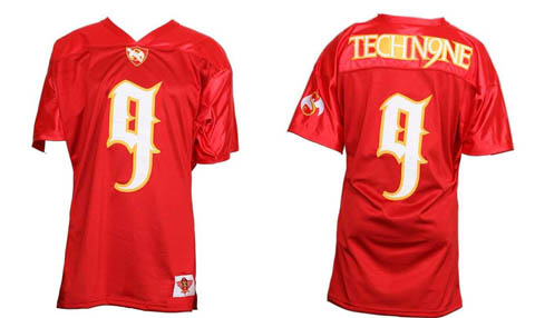 Tech N9ne - Red Ltd Edition Football Jersey