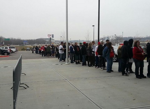 VIP Line At Gift Of Rap 2012