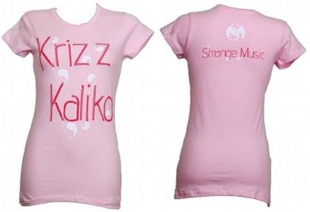 Krizz Kaliko - Ladies Pink Flow T-Shirt