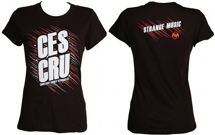 CES Cru - Ladies Black Streaks T-Shirt