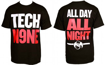 Tech N9ne - Black All Day - All Night T-Shirt
