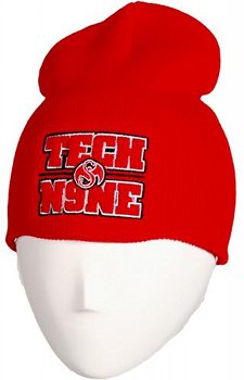 Tech N9ne - Red Emblem Skull Cap