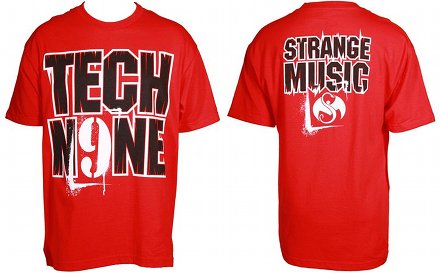 Tech N9ne - Red Stencil T-Shirt