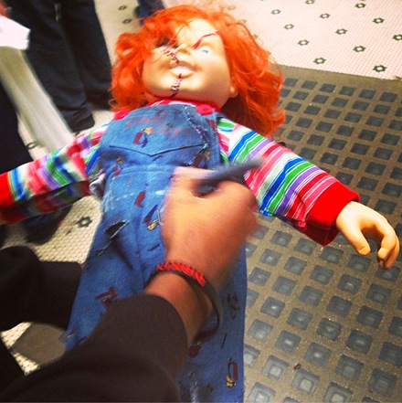 Chucky Doll Autographed By Thizz