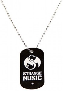 Strange Music - Black Snake And Bat Dog Tag