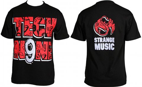 Tech N9ne - Black Filled In T-Shirt3