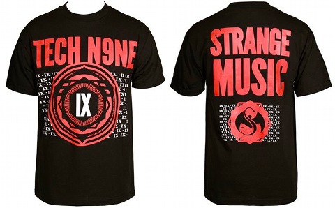 Tech N9ne - Black Roman Wallpaper T-Shirt