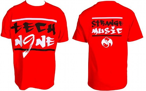 Tech N9ne - Red Painted T-Shirt