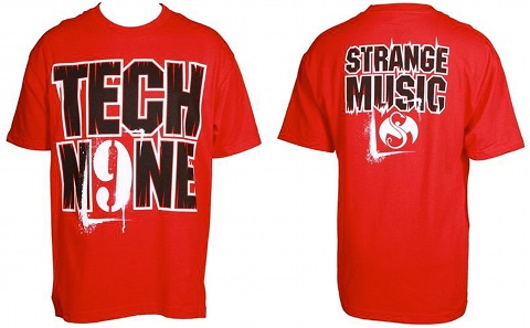 Tech N9ne - Red Stencil T-Shirt