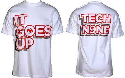 Tech N9ne - White It Goes Up T-Shirt