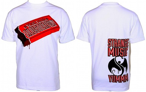 Tech N9ne - White Klusterfuk Candy Bar T-Shirt