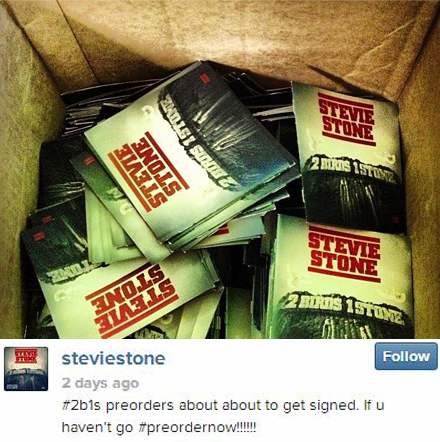 Stevie Stone Signs Pre-Orders 